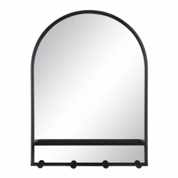 Bigbuy Home Настенное зеркало Чёрный Стеклянный Железо 60 x 17 x 80,5 cm