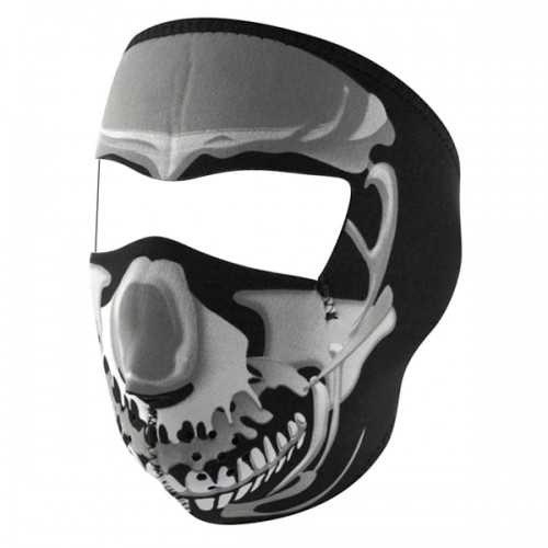 Zanheadgear Chome Skull Full Face maska image 1