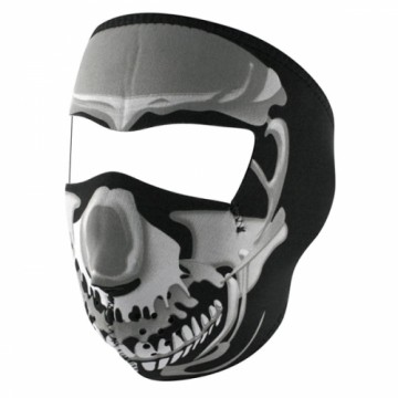 Zanheadgear Chome Skull Full Face maska