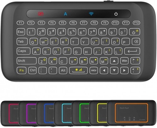 Fusion Accessories Мини-беспроводная клавиатура Fusion H120 + тачпад для ПК | PS4 | Xbox | Смарт ТВ | Андроид черный image 1