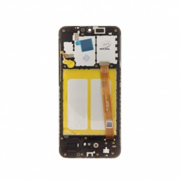 For_samsung LCD display + Touch Unit + Front Cover Samsung A202 Galaxy A20e Black
