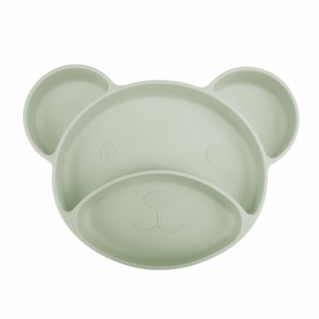 CANPOL BABIES Silicone Suction Trigeminal Plate BEAR, 51/401_gre
