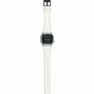 Часы унисекс Casio VINTAGE COLLECTION - TRANSPARENT BAND - BLACK Чёрный Серебристый (Ø 36 mm)