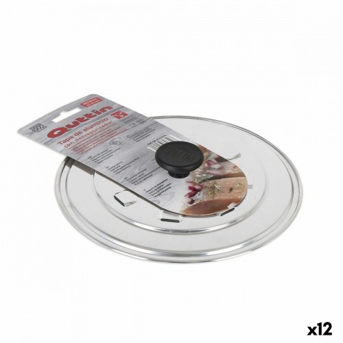 Крышка для сковороды Quttin Ø 24 cm Серебристый Алюминий (12 штук) image 1