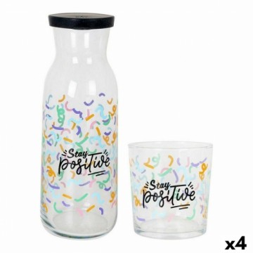 Glāžu komplekts LAV Positive Pudele Stikls 7 Daudzums (4 gb.) (7 pcs)