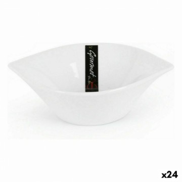 Bigbuy Cooking Чаш для Закусок Pica-pica gourmet Белый 15 x 11,5 x 4,2 cm (24 штук)