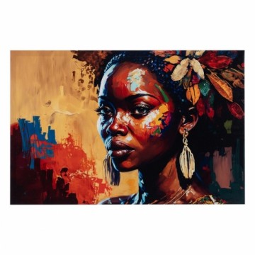 Bigbuy Home Canvas Āfrikas sieviete 118 x 78 cm