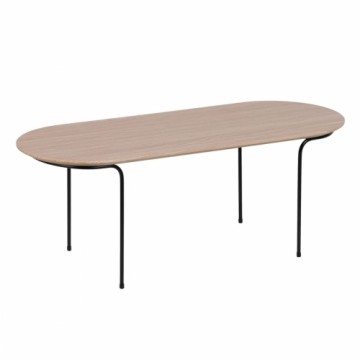 Bigbuy Home Centrālais galds NUDE Melns Dabisks 100 x 40 x 38 cm
