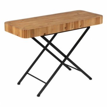 Bigbuy Home Ночной столик Коричневый Чёрный Деревянный Железо 60 x 40 x 55,5 cm
