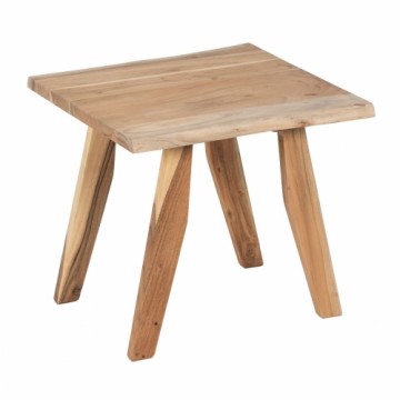 Bigbuy Home Вспомогательный столик Натуральный Железо древесина акации 50 x 50 x 46 cm