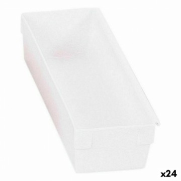 Bigbuy Home Универсальная коробка модульная Белый 22,5 x 8 x 5,3 cm (24 штук)