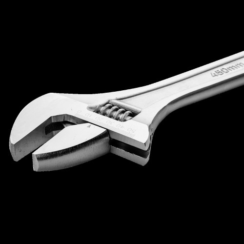 Adjustable Spanner 18" Deli Tools EDL018A (silver) image 2