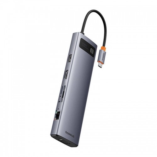 Hub 11in1 Baseus StarJoy Metal Glam Series, USB-C to HDMI +VGA + 3 x USB 3.0 + USB 2.0+USB-C PD + RJ45 + SD|TF +3,5mm image 4