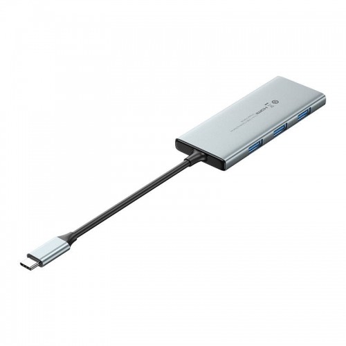 USB-C to HDMI, 3x USB 3.0, SD, TF, PD Hub Vention TOPHB 0.15m Gray image 2