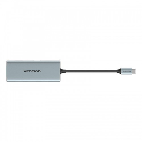 USB-C to HDMI, 3x USB 3.0, SD, TF, PD Hub Vention TOPHB 0.15m Gray image 5