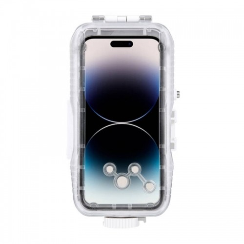 Plastic waterproof phone case Puluz for iPhone 14 Plus|Pro Max|13 Pro Max|12 Pro Max|11 Pro Max (white) image 2