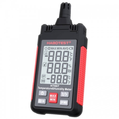 Temperature & Humidity Meter Habotest HT607 image 1
