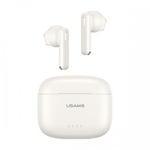 USAMS Słuchawki Bluetooth 5.3 TWS US14 Series Dual mic bezprzewodowe białe|white BHUUS02 image 1
