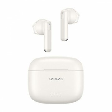 USAMS Słuchawki Bluetooth 5.3 TWS US14 Series Dual mic bezprzewodowe białe|white BHUUS02