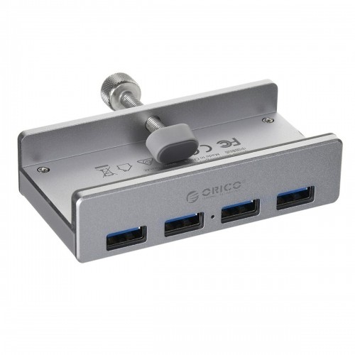 USB Centrmezgls Orico MH4PU-P-SV-BP Sudrabains image 2