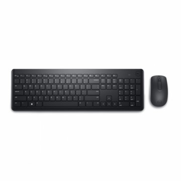 Клавиатура и мышь Dell KM3322W Qwerty US Чёрный QWERTY