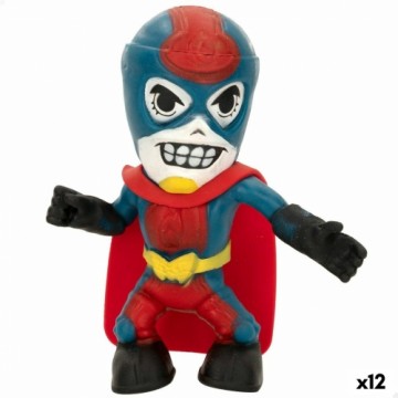Kolekcionējamas figūras Eolo Super Masked Pepper Man Elastīgs 14 x 15,5 x 5,5 cm (12 gb.)