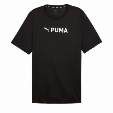 Vīriešu Krekls ar Īsām Piedurknēm Puma Fit Ultrabreath Melns