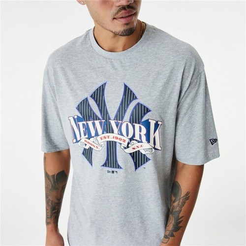 Vīriešu Krekls ar Īsām Piedurknēm New Era MLB Arch Graphic New York Yankees Gaiši pelēks image 4