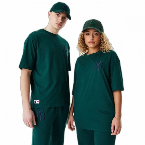 Vīriešu Krekls ar Īsām Piedurknēm New Era League Essentials New York Yankees Tumši zaļš image 1