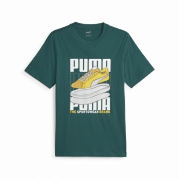 Футболка с коротким рукавом мужская Puma Graphiccs Sneaker Зеленый