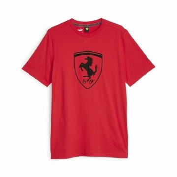 Vīriešu Krekls ar Īsām Piedurknēm Puma Ferrari Race Tonal B Sarkans
