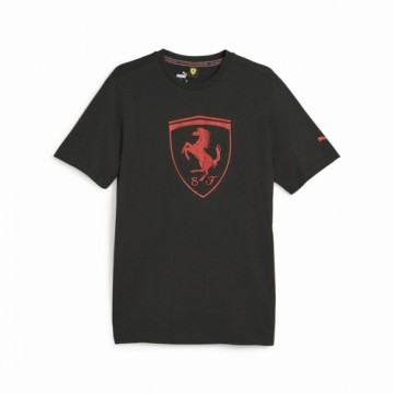 Vīriešu Krekls ar Īsām Piedurknēm Puma Ferrari Race Tonal B Melns