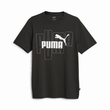 Vīriešu Krekls ar Īsām Piedurknēm Puma Graphiccs No. 1 Logo
