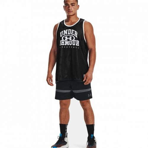 Basketbola T-krekls Under Armour Baseline Melns image 3