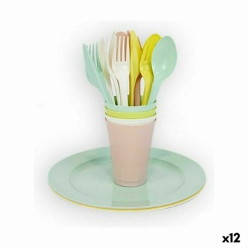 Набор посуды Dem 20 Предметы Разноцветный Пикник (12 штук)