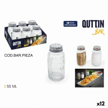 Подставка для специй Quttin Bar 55 ml 4 x 4 x 8 cm (6 Предметы) (12 штук)
