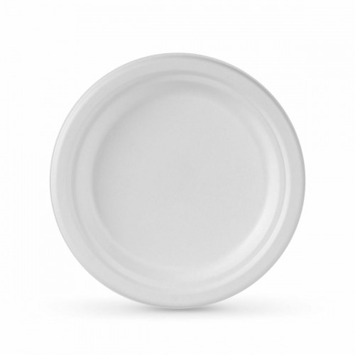 Набор посуды Algon Одноразовые Белый Сахарный тростник 17 cm (12 штук) image 3