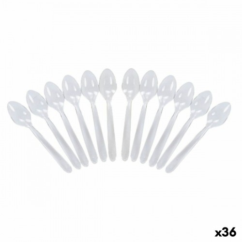 Reusable spoon set Algon Caurspīdīgs 36 Vienības image 1