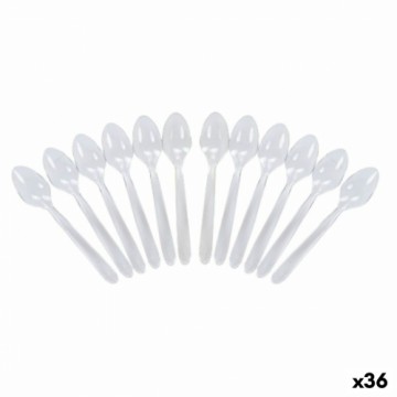 Reusable spoon set Algon Caurspīdīgs 36 Vienības