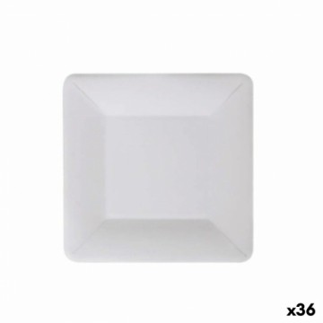 Набор посуды Algon Одноразовые Белый Картон Квадратный 18 cm (36 штук)