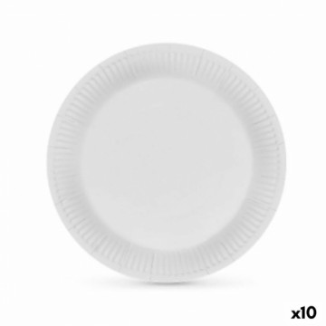 Набор посуды Algon Картон Одноразовые Белый (10 штук)