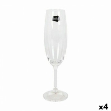 Glāžu Komplekts Crystalex Lara Šampanietis 220 ml Stikls (6 gb.) (4 gb.)