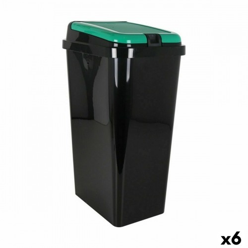 Atkārtoti Pārstrādājamo Atkritumu Tvertne Tontarelli Zaļš 45 L (6 gb.) image 1