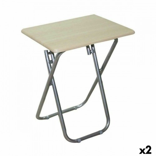 Вспомогательный складной стол Confortime Деревянный 66 x 38 x 48 cm (2 штук) image 1