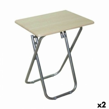 Вспомогательный складной стол Confortime Деревянный 66 x 38 x 48 cm (2 штук)