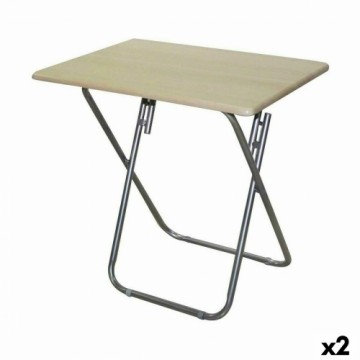 Вспомогательный складной стол Confortime Деревянный 75 x 52 x 73 cm (2 штук)