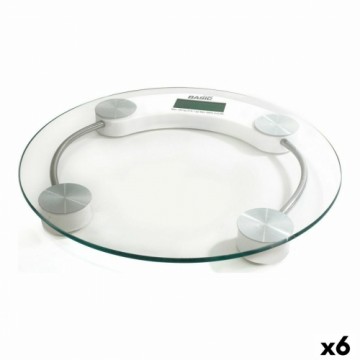 Цифровые весы для ванной Basic Home Прозрачный 33 x 3,5 cm (6 штук)