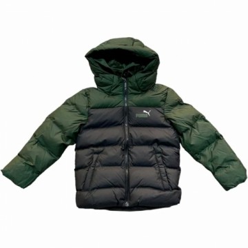 Детская спортивная куртка Puma Colourblock Poly Черный/Зеленый