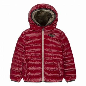 Детская спортивная куртка Levi's Sherpa Lined Mdwt Puffer J Rhythmic Темно-красный