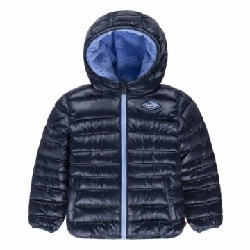 Детская спортивная куртка Levi's Sherpa Lined Mdwt Puffer J Dress Темно-синий